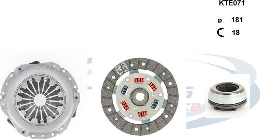 Procodis France KTE071 - Sajūga komplekts autospares.lv