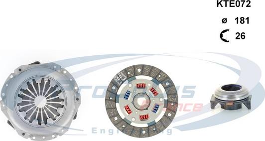 Procodis France KTE072 - Sajūga komplekts autospares.lv