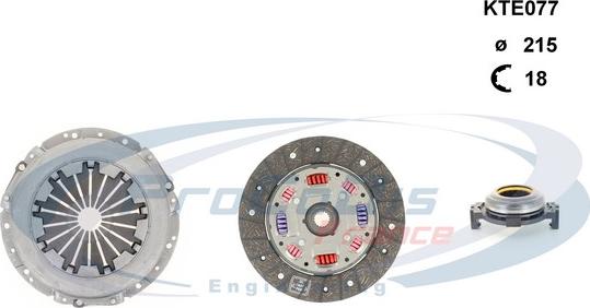 Procodis France KTE077 - Clutch Kit www.autospares.lv