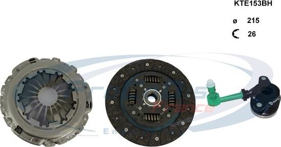 Procodis France KTE153BH - Sajūga komplekts autospares.lv