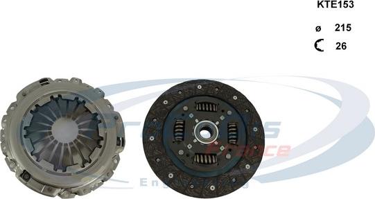 Procodis France KTE153 - Clutch Kit www.autospares.lv