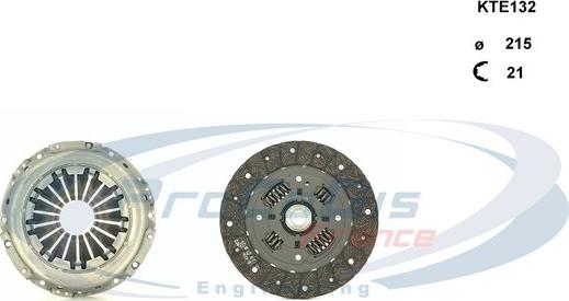 Procodis France KTE132 - Clutch Kit www.autospares.lv