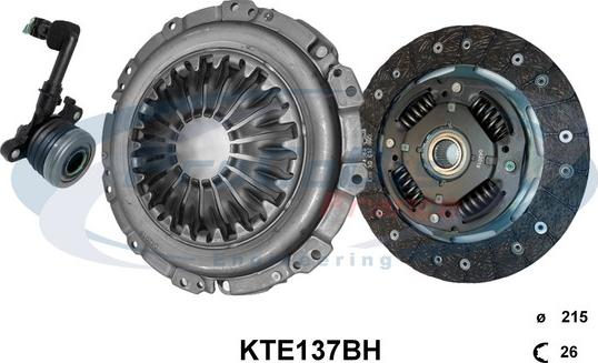 Procodis France KTE137BH - Sajūga komplekts autospares.lv