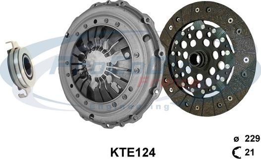 Procodis France KTE124 - Clutch Kit www.autospares.lv