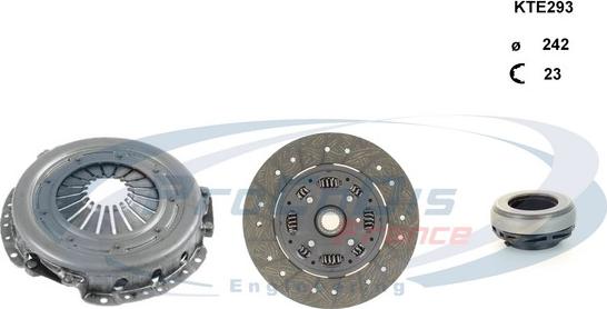 Procodis France KTE293 - Clutch Kit www.autospares.lv