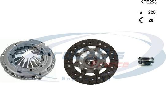 Procodis France KTE253 - Clutch Kit www.autospares.lv