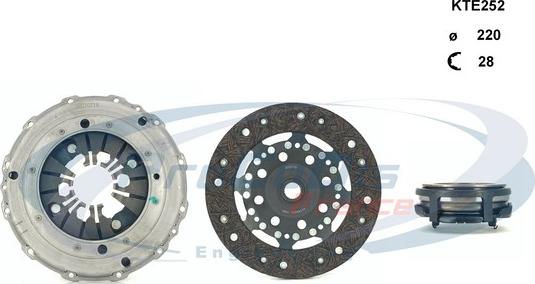 Procodis France KTE252 - Clutch Kit www.autospares.lv