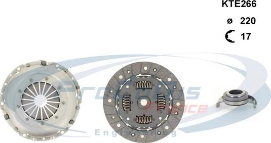 Procodis France KTE266 - Clutch Kit www.autospares.lv