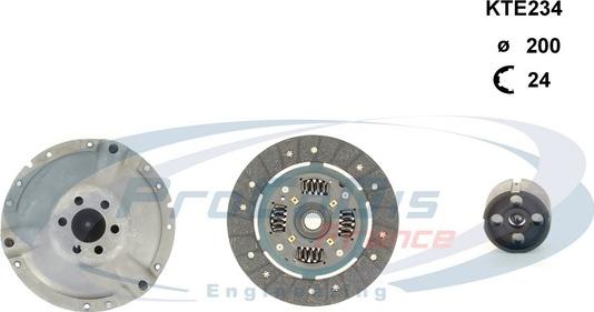 Procodis France KTE234 - Clutch Kit www.autospares.lv