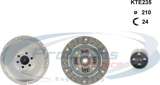 Procodis France KTE235 - Clutch Kit www.autospares.lv