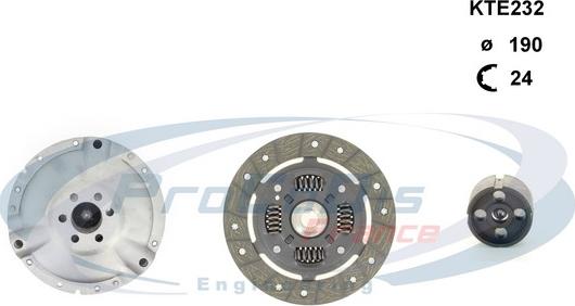 Procodis France KTE232 - Clutch Kit www.autospares.lv