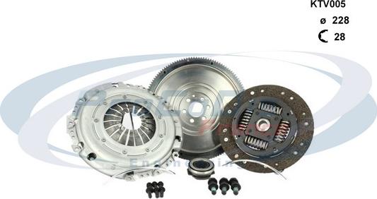 Procodis France KTV005 - Clutch Kit www.autospares.lv