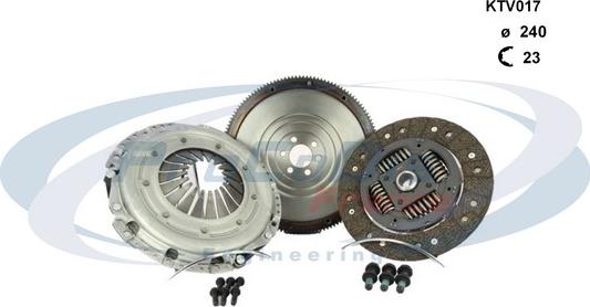 Procodis France KTV017 - Clutch Kit www.autospares.lv