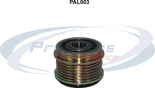 Procodis France PAL003 - Piedziņas skriemelis, Ģenerators www.autospares.lv