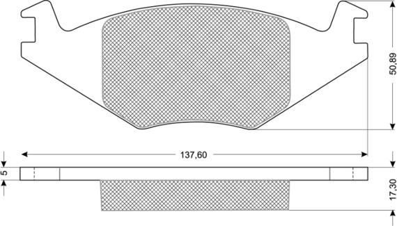 Procodis France PF1015 - Brake Pad Set, disc brake www.autospares.lv