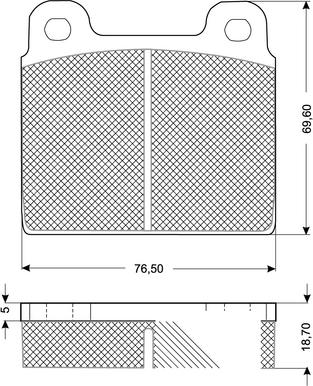 Procodis France PF10181 - Bremžu uzliku kompl., Disku bremzes www.autospares.lv