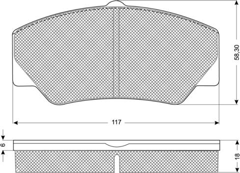 Procodis France PF1030 - Bremžu uzliku kompl., Disku bremzes autospares.lv