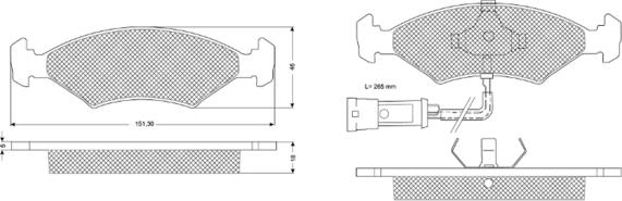 Procodis France PF10282 - Bremžu uzliku kompl., Disku bremzes autospares.lv