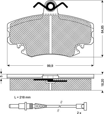 Procodis France PF1178 - Тормозные колодки, дисковые, комплект www.autospares.lv