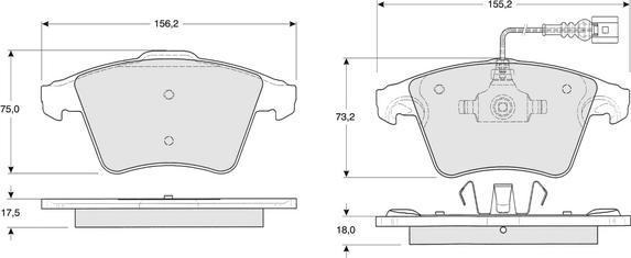 Procodis France PF13931 - Bremžu uzliku kompl., Disku bremzes www.autospares.lv