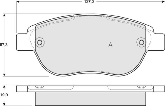 Brembo 7B31411 - Bremžu uzliku kompl., Disku bremzes autospares.lv