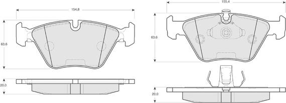 Procodis France PF1318 - Bremžu uzliku kompl., Disku bremzes autospares.lv