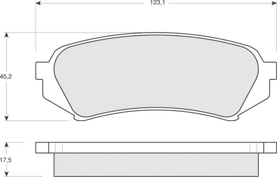 Procodis France PF1384 - Bremžu uzliku kompl., Disku bremzes www.autospares.lv