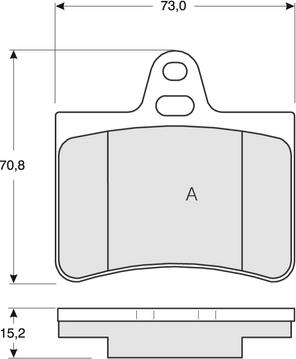 HELLA 530032755 - Bremžu uzliku kompl., Disku bremzes autospares.lv