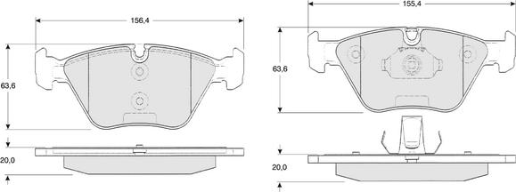 Procodis France PF1320 - Тормозные колодки, дисковые, комплект www.autospares.lv