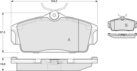 Procodis France PF1292 - Bremžu uzliku kompl., Disku bremzes autospares.lv