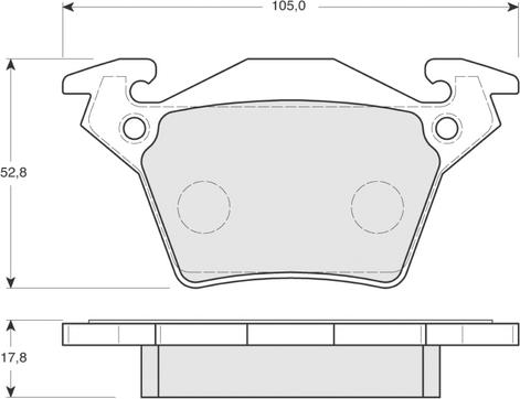 Procodis France PF1289 - Bremžu uzliku kompl., Disku bremzes autospares.lv