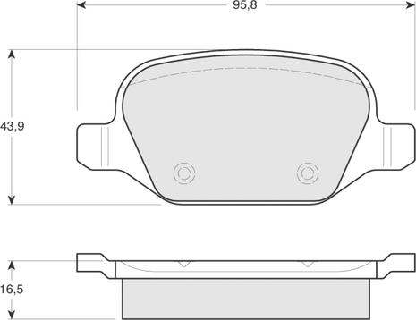 Procodis France PF1270 - Bremžu uzliku kompl., Disku bremzes www.autospares.lv