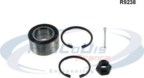 Procodis France R9238 - Подшипник ступицы колеса, комплект www.autospares.lv