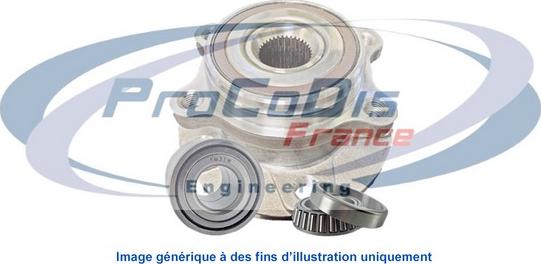 Procodis France R6051 - Подшипник ступицы колеса, комплект www.autospares.lv