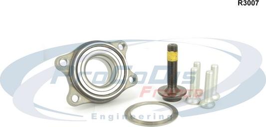 Procodis France R3007 - Подшипник ступицы колеса, комплект www.autospares.lv