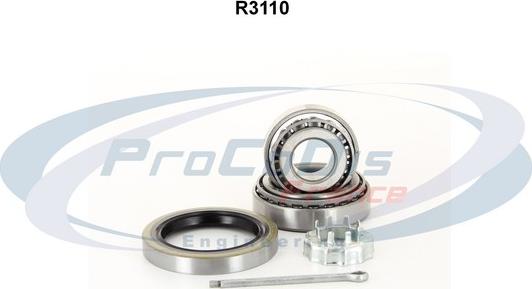 Procodis France R3110 - Подшипник ступицы колеса, комплект www.autospares.lv