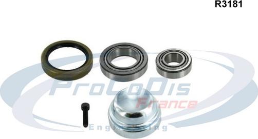 Procodis France R3181 - Подшипник ступицы колеса, комплект www.autospares.lv