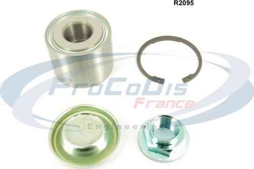 Procodis France R2095 - Подшипник ступицы колеса, комплект www.autospares.lv