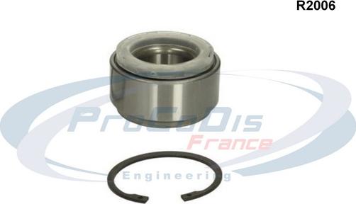 Procodis France R2006 - Подшипник ступицы колеса, комплект www.autospares.lv