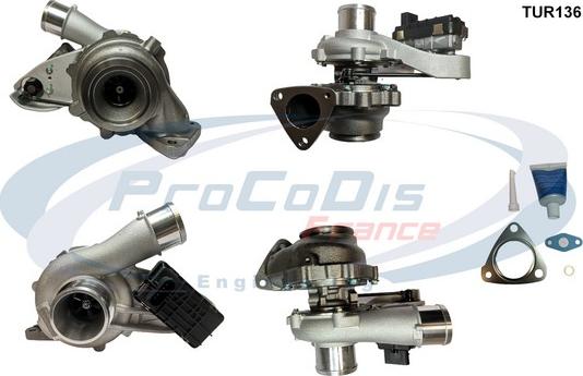 Procodis France TUR136 - Kompresors, Turbopūte www.autospares.lv