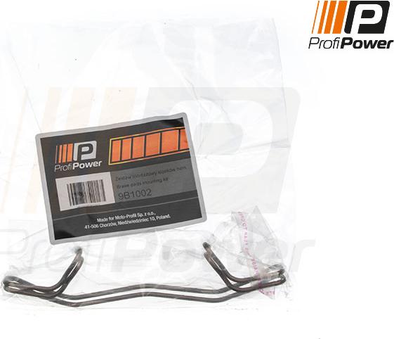 ProfiPower 9B1002 - Accessory Kit for disc brake Pads www.autospares.lv