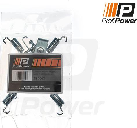 ProfiPower 9B2062 - Piederumu komplekts, Bremžu loki autospares.lv