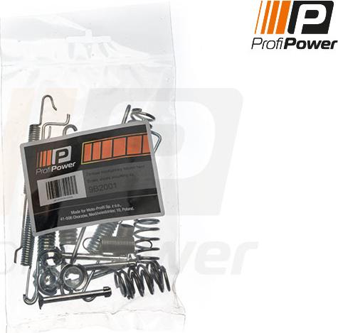 ProfiPower 9B2001 - Piederumu komplekts, Bremžu loki autospares.lv