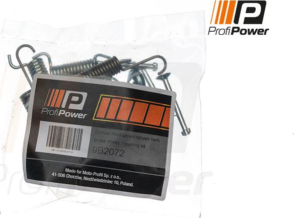 ProfiPower 9B2072 - Accessory Kit, parking brake shoes www.autospares.lv