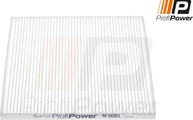 ProfiPower 4F0061 - Filtrs, Salona telpas gaiss www.autospares.lv