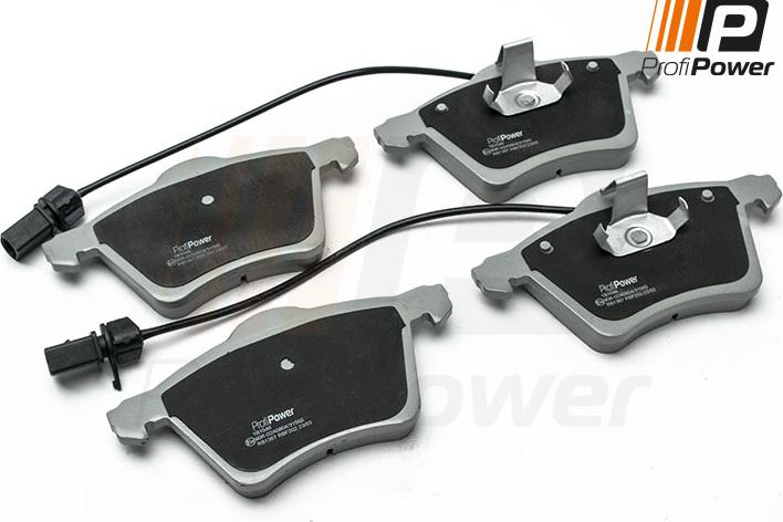 ProfiPower 1B1046 - Brake Pad Set, disc brake www.autospares.lv