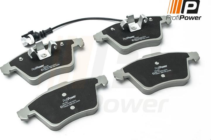 ProfiPower 1B1048 - Bremžu uzliku kompl., Disku bremzes www.autospares.lv