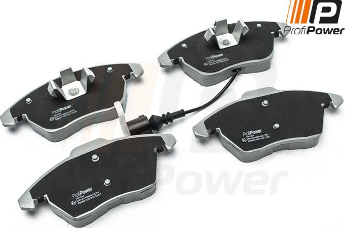 ProfiPower 1B1004 - Brake Pad Set, disc brake www.autospares.lv