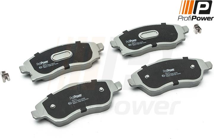 ProfiPower 1B1011 - Brake Pad Set, disc brake www.autospares.lv