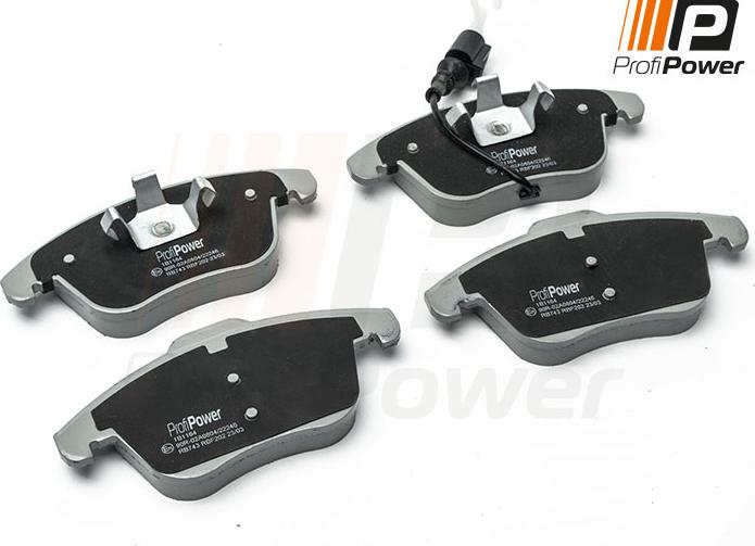 ProfiPower 1B1164 - Brake Pad Set, disc brake www.autospares.lv